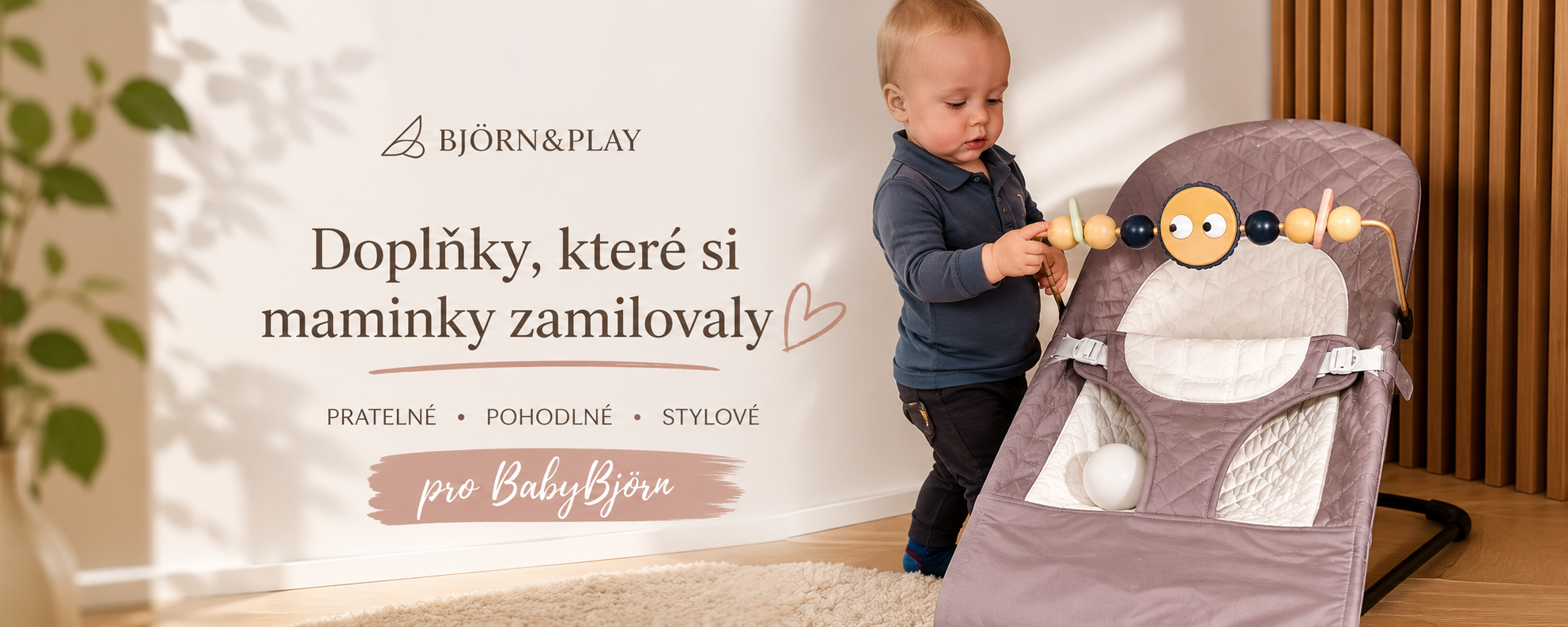 Největší portólio hrazd na lehátko BabyBjörn