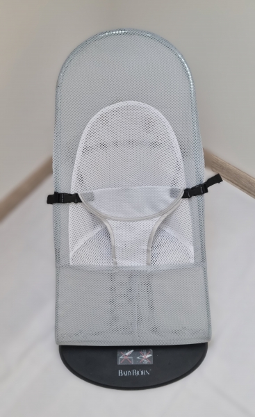 Neoriginální, síťovaný potah na lehátko Babybjörn – Šedý