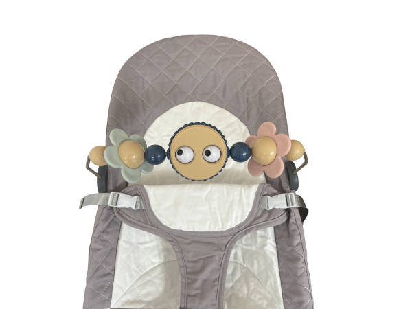 Hračka na lehátko BabyBjörn - očička Googly eyes - plastová, hrající, pastelové barvy